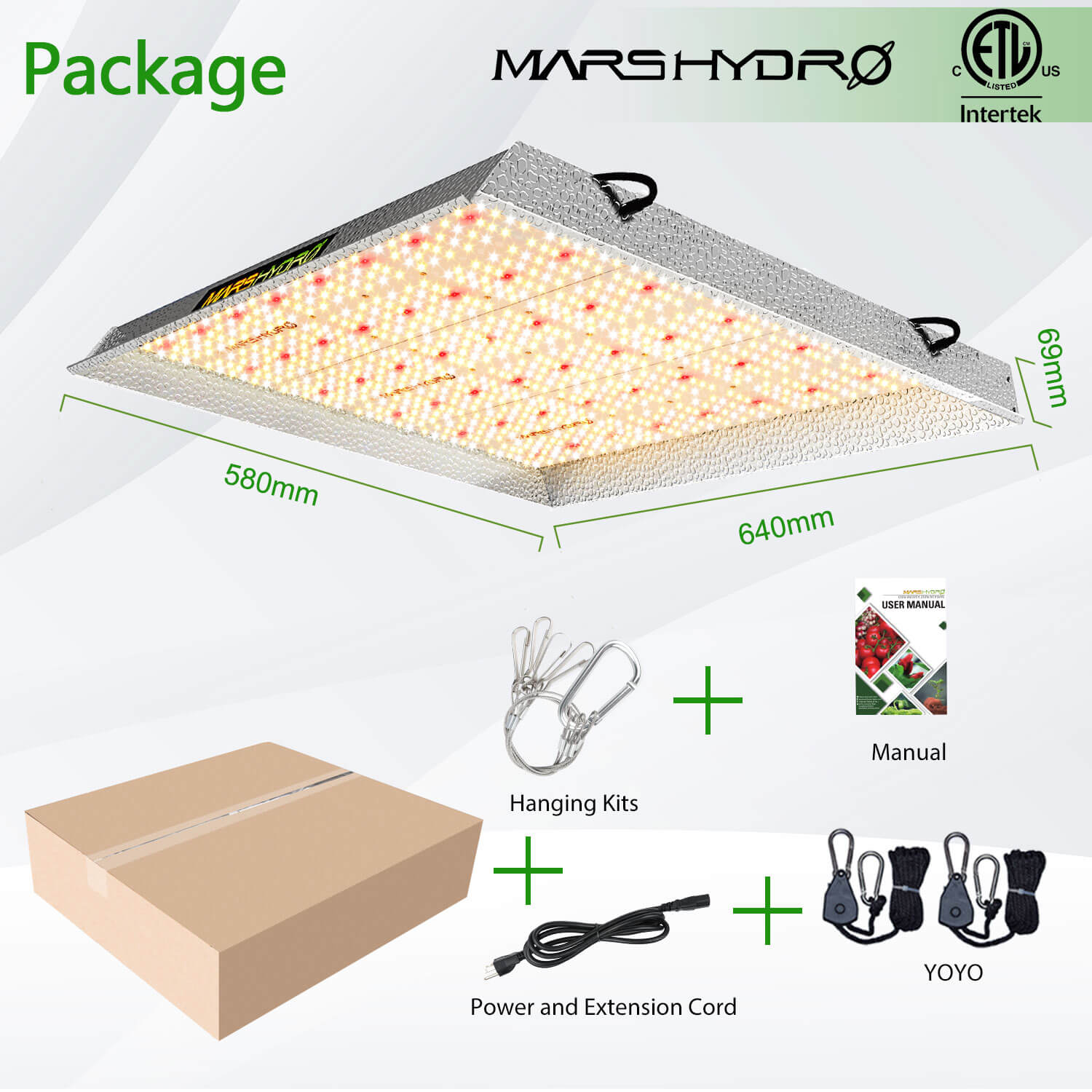 Mars Hydro TS 3000 LED Grow Light Full Spectrum 450W | 420beginner